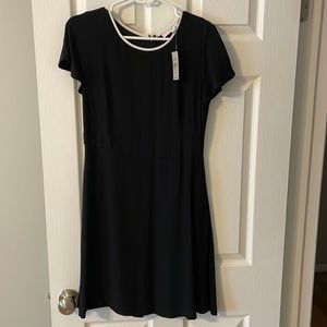 Loft - Black dress with pockets 6P nwt